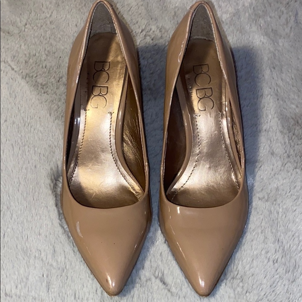 Pointed Toe Patent Leather Heels